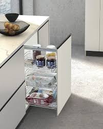 modular drawer or sliding out a basket cabinet